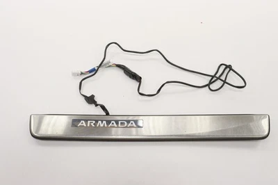 Nissan Armada 2017-2024 umbral de puerta delantera derecha placa de moldura de desgaste OEM T99G65ZW30 Foto 1 de 4