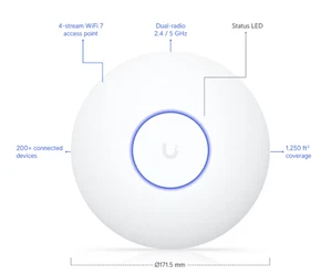 Ubiquiti Unifi U7-Lite Wifi 7 Access Point - Bild 1 von 3