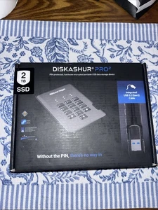 iStorage diskAshur PRO2 SSD 2TB USB 3.2 (Gen1) Cable New - Picture 1 of 4