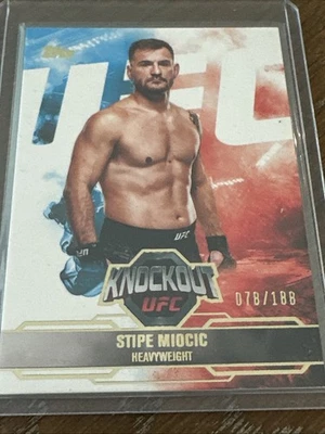 2025 Topps Knockout UFC Stipe Miocic /188 🔥🔥 - Image 1 of 4