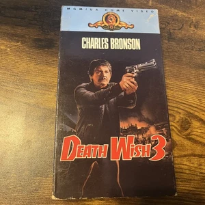 Death Wish 3 VHS 1987 MGM Charles Bronson - Picture 1 of 17
