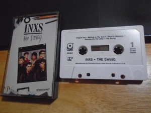 RARE oop club INXS CASSETTE TAPE Swing australia Original Sin DARYL HALL Models - Picture 1 of 2
