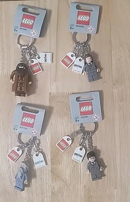 LEGO Harry Potter Hermione Granger Albus Dumbledore Rubeus Hagrid Keychain Retir - Image 1 of 4