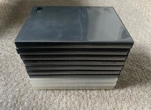 10 x Empty Single & Double DVD Cases | Mixed Colours & Brands | Used | Free P&P! - Afbeelding 1 van 5