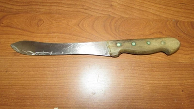 Cuchillo de carnicero vintage JA Henkle Twinworks Friodur sin manchas 230-8" Alemania Foto 1 de 4