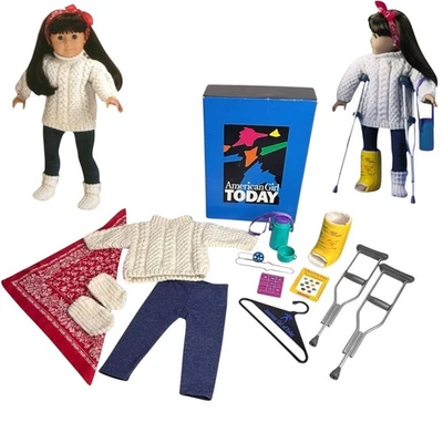 American Girl Apres Ski Wear & Gear Pleasant Co Invierno Muñeca Accesorios Muletas Foto 1 de 4