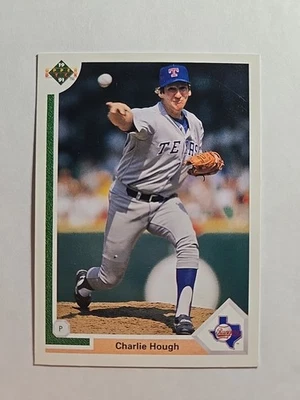 1991 Upper Deck 313 Charlie Hough - Image 1 of 2