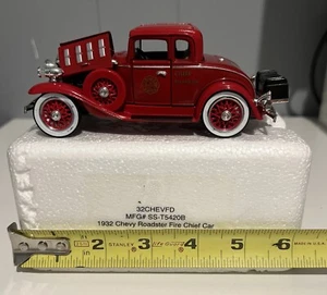 1932 Chevy Roadster Fire Chief Diecast Car National Motor Car Museum. Pre-owed - Picture 1 of 6