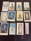 Vintage 1940s 1950s Christian Prayer Holy Religious Cards lot of 12
