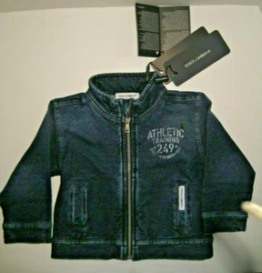 NEW $245 Dolce & Gabbana D&G Kids Baby Boys 6-9 M Long Sleeve Sweatshirt Jacket - Picture 1 of 11