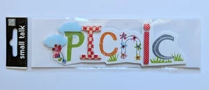 Picnic Scrapbooking Title Sticker By Me & My Big Ideas Mambi Small Talk - Picture 1 of 3