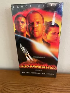 Armageddon VHS Video New Sealed Movie Ben Affleck Bruce Willis Vintage - Imagen 1 de 2