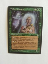 Magic the Gathering Card Willow Priestess Homelands Rare MTG