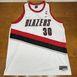 Portland Trail Blazers Jersey Mens 2XL White RASHEED WALLACE NBA Nike - Picture 1 of 15