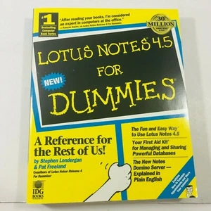 Lotus Notes 4.5 para maniquíes (1997, primera edición de S. R. Londergan y P. Freeland) - Imagen 1 de 12