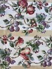 P. Kaufmann Cherries Plums Pomegranate Pears  Fruit Fabric.  56? X 68?