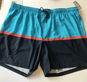 Große Herren George E-Board Badehose über dem Knie 8” Schrittlänge Größe 3XL 48-50 - Bild 1 von 8