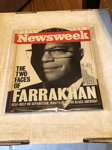 NEWSWEEK MAGAZIN 30. Oktober 1995: Die zwei Gesichter von Farrakhan, sehr gut - Bild 1 von 2