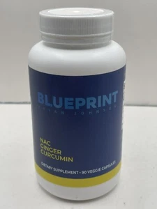 New Blueprint Bryan Johnson NAC Ginger Curcumin Supplement 90ct. BB:07/2026 - Picture 1 of 4