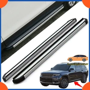 Fits for Jeep Grand Cherokee L 2021-2023 Side Steps Pedal Running Board Nerf Bar - Imagen 1 de 13