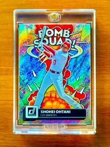 Shohei Ohtani RARE BOMB SQUAD REFRACTOR INVESTMENT CARD SSP PANINI ANGELS MINT - Picture 1 of 12
