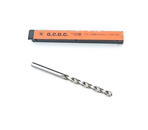 T52: G.C.D.C. 4.6mm HSS-Co Cobalt deep hole drill bit A56 ADZe high helix flutes - Picture 1 of 2
