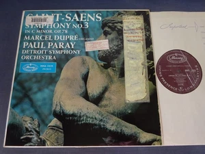 SAINT-SAENS - SYMPHONY NO 3 LP, DSO, Paul Paray, Marcel Dupre, MERCURY MMA 11039 - Picture 1 of 4