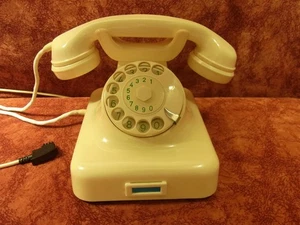 64 ! Téléphone W48 ancien DFG 3.1961 Telephone W48 blanc - Photo 1/8