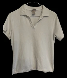 L.L.Bean Damen Frauen Minimalist Relaxed Fit Weiß Kurzarm Freizeit Polo XS - Bild 1 von 8