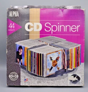Alpha 44 CD Spinner Stapelbar Brandneu Ps1 Dreamcast PC Aufbewahrung - Bild 1 von 7