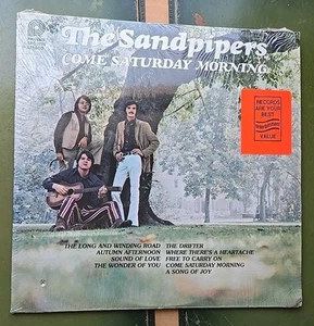 1979 The Sandpipers Come Saturday Morning Vinyl Record 12" LP SPC-3710 Shrink - Foto 1 di 13