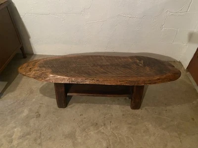 Vintage Live Edge Maple Coffee Table - Image 1 of 4