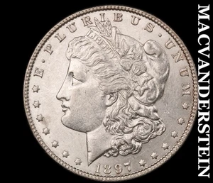 1897 Morgan Dollar - Scarce High Grade Lustrous No Reserve #D3681 - Picture 1 of 2