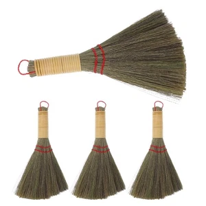 4pcs Whisk Sweeping Broom: Small Handheld Broom - Desktop Straw Whisk Brush for - Picture 1 of 12