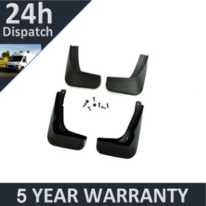 Tailored Mud Flaps Set of 4 For Volkswagen Polo Hatchback 2014-2019 Purevue - Picture 1 of 8