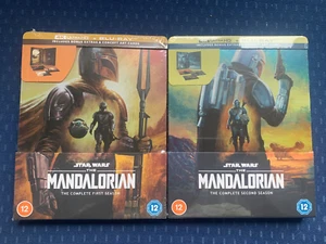 The Mandalorian Seasons 1 & 2 4K+BD (UK Edition) Steelbook Blu-Ray NEW & SEALED - Picture 1 of 2