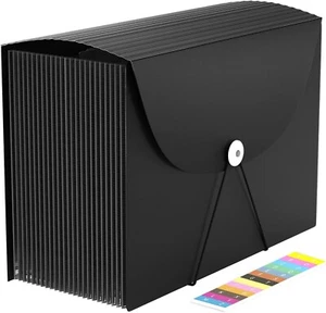 24 Pockets Expanding File Folder,Accordion File Organizer,Document Organizer Let - Picture 1 of 7