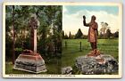 Irish Brigade Monument Father Corby Gettysburg Pa C1910's Curt Teich Postcard