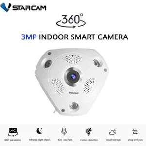 VStarcam 3MP Baby Monitor Wireless Two Way Audio Panoramic Fisheye Camera - Picture 1 of 11