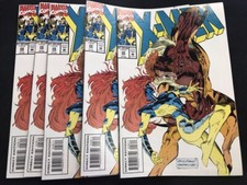 5 LOT X-MEN #28 (1991 Series Jim Lee) MARVEL COMICS VF-NM