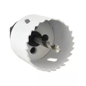 51 mm HSS Sierra de orificio Cortador de hoja bimetálico Taladro y taladro Adaptador Árbol - Imagen 1 de 3