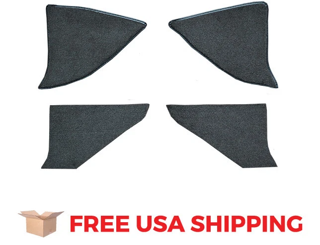 FITS 1978-1980 Chevrolet K10 Kick Panel Inserts with Cardboard Cutpile Carpet Foto 1 de 1