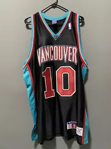 Rare Vintage Champion Authentic NBA Jersey Vancouver Grizzlies Mike Bibby 52 - Picture 1 of 7