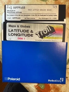 Apple 2 Software : THE APPLE GRADEBOOK : Plus : MAPS & GLOBES (2 programs) - Afbeelding 1 van 17