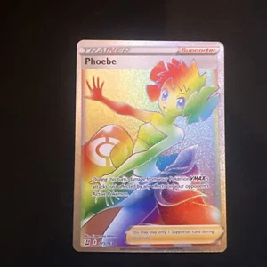Phoebe (Secret) 175/163 Swsh05: Battle Styles Holo Print Error - Picture 1 of 2
