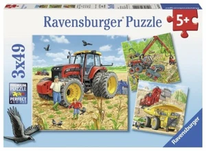 Rompecabezas de 3 x 49 piezas para vehículos gigantes Ravensburger 5+ - Imagen 1 de 4