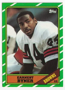 Topps 1986 - #189 Earnest Byner (RC) - Cleveland Browns - Imagen 1 de 2