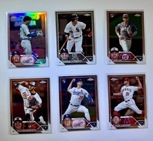 2023 Topps Chrome Update Baseball - LOT of 6 - Picture 1 of 15