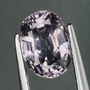 1.22 Cts Unheated Purplish Gray Fancy Spinel Oval Cut Natural Gemstone Tanzania - Picture 1 of 3