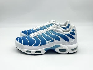 Nike Air Max Plus Men's Size 8 Battle Blue Gaze Black Running Shoes 852630-411 - Picture 1 of 10